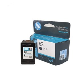 HP63 검정 63XL 컬러 대용량 F6U62AA 검정 2130 1112 잉크젯 프린터 정품벌크 잉크, 1개, 정품벌크검정