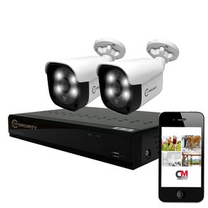 현우CCTV 500만화소 야간 풀칼라 카메라2대 녹화기 세트(1TB 하드장착), 1개