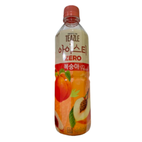 티즐 아이스티 제로 복숭아, 500ml, 20개