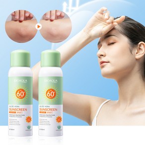 세계일주 간편한 워터프루프 선스프레이SPF50, 2개, 120ml