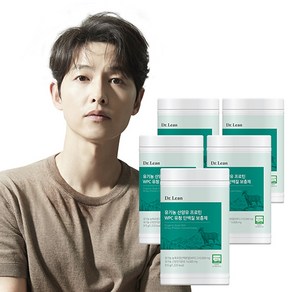 [공식] 닥터린 유기농 산양유 프로틴 WPC 유청 단백질 보충제, 5개, 315g