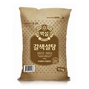 백설 갈색 설탕 15kg, 1개