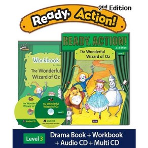 Ready Action Level 3: The Wondeful Wizad of Oz(SB with CDs+WB), Ready Action Level 3: The Wo.., A List 편집부(저), A List