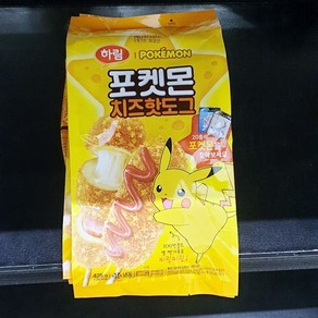 하림 포켓몬 치즈 핫도그 425g 포켓몬 홀로그램 스티커 동봉, 1개