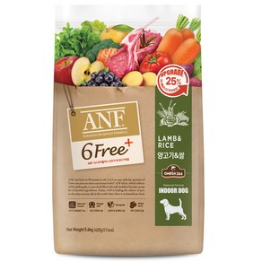 ANF 6FREE PLUS 양고기쌀 5.6kg 강아지사료, 1개