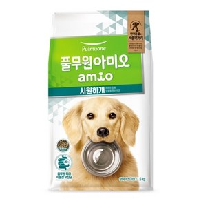 릴리엘프 풀무원 아미오 시원하개 장건강 사료 1.5kg, 1개