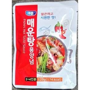 매운탕양념(푸른식품 냉장 120g) X4 업소용 매운탕 소스, 120g X4, 120g, 4개