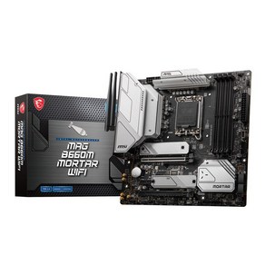 MSI MAG B660M MORTAR WIFI 마더보드 Mico-ATX [Intel B660 칩셋 탑재] 제12세대 CPU(LGA1700) 대응 MB5698