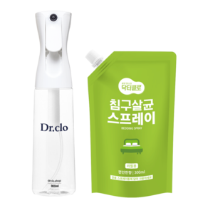 닥터클로 침구소독스프레이 뿌리는소독제 이불살균 대용량300ml