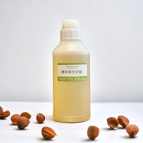 [더위치] 헤이즐넛 오일 500ml 유럽개암씨오일 Coylus Avellana Hazelnut Seed Oil, 1개