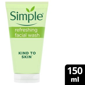 영국 심플 Simple Refeshing Facial Gel Wash 리플레싱 페이셜 클렌징 워시, 2개, 150ml