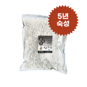 명품 소금 김막동 토판염 5년숙성 굵은입자 3kg(지퍼백)