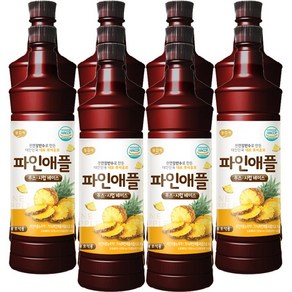 광야식품 파인애플 주스.시럽 베이스, 10개, 970ml