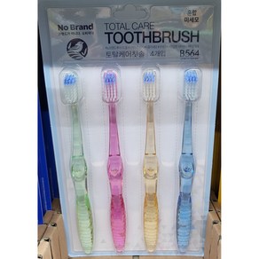 노브랜드 토탈케어 칫솔 Total Cae Toothbush x 4개, 1세트, 4개입