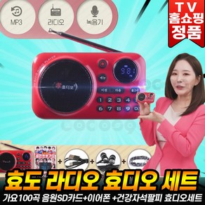효디오 효도 라디오 트로트 가요 음악 MP3 충전식 C타입 부모님 홈쇼핑 효도선물 선물 등산 낚시 여행 할머니 할아버지 등산 낚시 클래식라디오 [로코스나인 홈쇼핑], 로코스나인 효_도 라디오 효디오