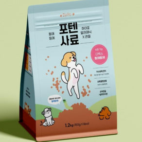 (1+1)1.2kg 동애등에 인섹트 강아지관절사료 포텐사료 오구구구 150g X8개 소분포장 가수분해사료, 8개