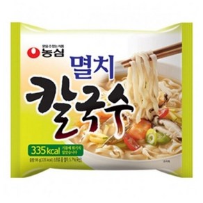 농심 멸치칼국수, 98g, 40개