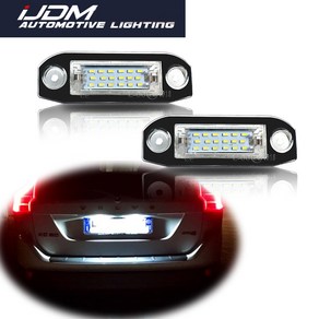 IJDM 볼보 S60 V60 V50 XC60 XC70 XC90 등 슈퍼 브라이트 캔버스 에러 프리 제논 화이트 LED 자동차 번호판 번호등 12V