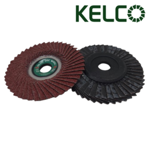 KELCO 플랩디스크 페이퍼 ZR 4인치 스텐용 해바라기 켈코 날개사포, 1개