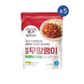 종가 보쌈 무말랭이, 5개, 120g