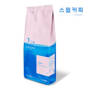 스윔커피 리버 블렌드 원두커피 (달콤쌉싸름한 맛) 1kg 홀빈(분쇄안함)