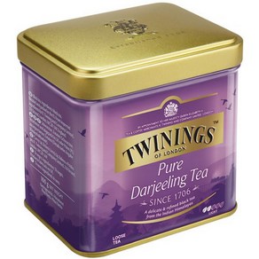 트와이닝 TWININGS 홍차/허브티 다즐링 틴, 100g, 1개입, 1개