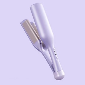ANYOU 물결펌고데기 물결웨이브 고데기 볼륨 온도조절 에그롤 라면머리 고데기 초보자에게 적합하다, 퍼플