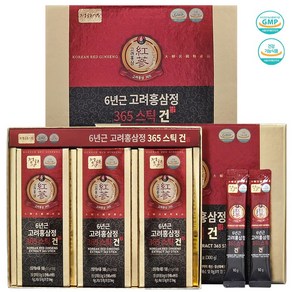 정원삼 6년근 고려홍삼정 365스틱 건 10g x 30포, 30개