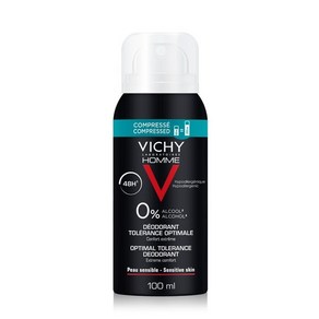 VICHY 프랑스 정품 비쉬 옴므 옵티말 똘레랑스 데오드란트 스프레이 100ml, 1개