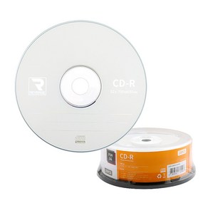 FOR LG CD-R 700MB 52배속 공디스크 25p 케이크, LHB-CDR04, 1개