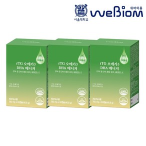 알티지 오메가3 DHA 매니저 780mg 60정, 3개