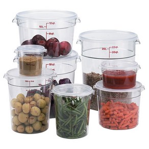 CAMBRO 원형 PC 식품저장용기(8size), RFSCW22135(20.8리터), 캠웨어 커버, 1개, 1개입