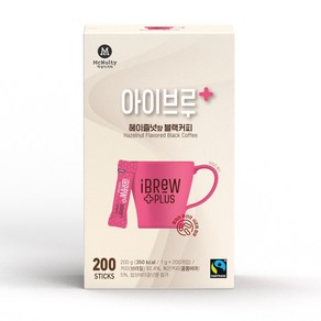 맥널티 아이브루 블랙커피 (헤이즐넛 다크 모카), 200g, 200개입, 1개