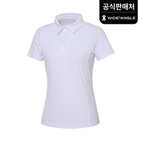 [와이드앵글 공식] [골프] 여성 CO 심플 폴로 티셔츠 L WWP24272W2