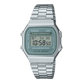 A168WA-3A 카시오 CASIO 레트로 빈티지 남여공용 디지털 패션 커플 메탈 손목시계