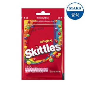 스키틀즈 프룻츠향 캔디 45g, 1개