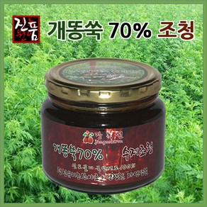 장녹원 개똥쑥조청(개똥쑥즙70%) 500g, 1개