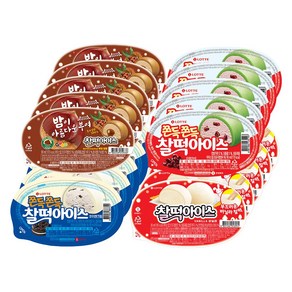 찰떡아이스 부여알밤 x5 + 오리지널 통팥 x5 + 바닐라 x5 + 쿠키앤크림 x5, 1개