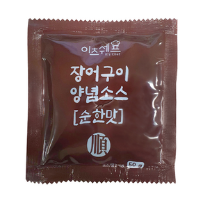 이츠쉐프 장어양념소스 일회용 순한맛 50g, 10개