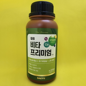 대유 비타프리미엄 500ml 미량요소 칼슘 마그네슘 NK 고추 다육이 식물 영양제, 1개