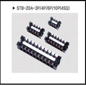 단자대4P20A( 1개 ) 고정식단자대 터미널블럭 4P20A, 4P 20A(1개)