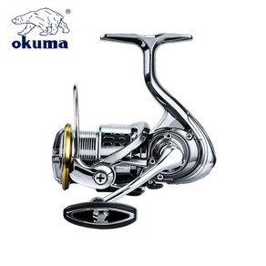 OKUMA 낚시 적합 회전 15KG12 모든 5000 얕은 AREAS1000 스풀 금속 파워 1BB, 1000의 시리즈, 라이트 그레이