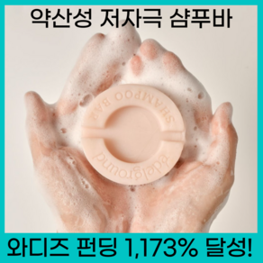 에델그라운드 저자극 약산성샴푸 샴푸 샴푸바, 100g, 1개