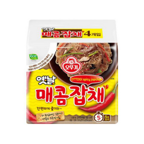 오뚜기 옛날매콤잡채 봉지 77.5g, 12개