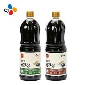 CJ 이츠웰 참진한 진간장 1.8L o CJ 이츠웰 참진한 국간장 1.8L, 이츠웰 진간장1.8L+국간장1.8L, 1세트, 3.6L