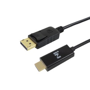 인네트워크 디스플레이포트 1.2 to HDMI 케이블 3M IN-DPH03, 1개