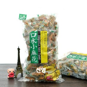 [천천중국식품] 참깨맛 쑈마화 중국꽈배기500g/상세페이지 내용충족시 사은품증정, 5개, 452g