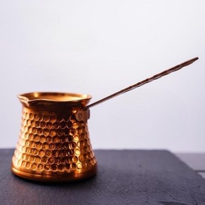 터키커피 냄비 구리 밀크팬 주전자 오일 메이커 빈티지 손잡이, 1개, 02.200ml