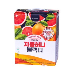 코스트코 본비 자몽허니블랙티 90개 홍차 자몽차 꽃샘 과일차, 20g, 1개입