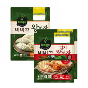 비비고 왕교자 1.05kg 1개+김치왕교자 420g 2번들 1개, 1개